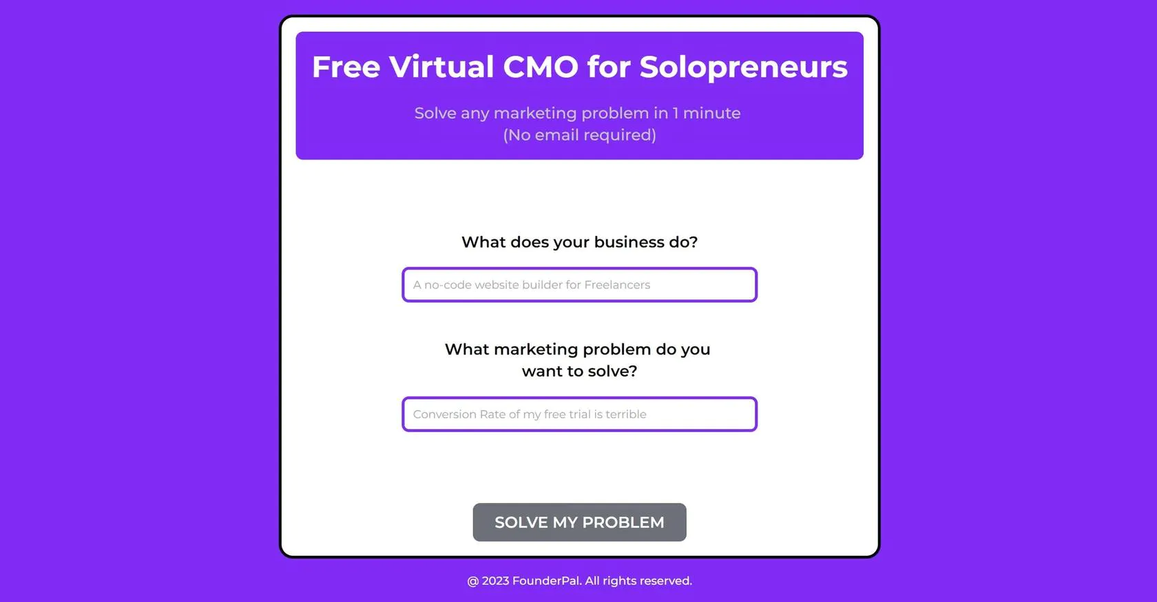 Virtual CMO