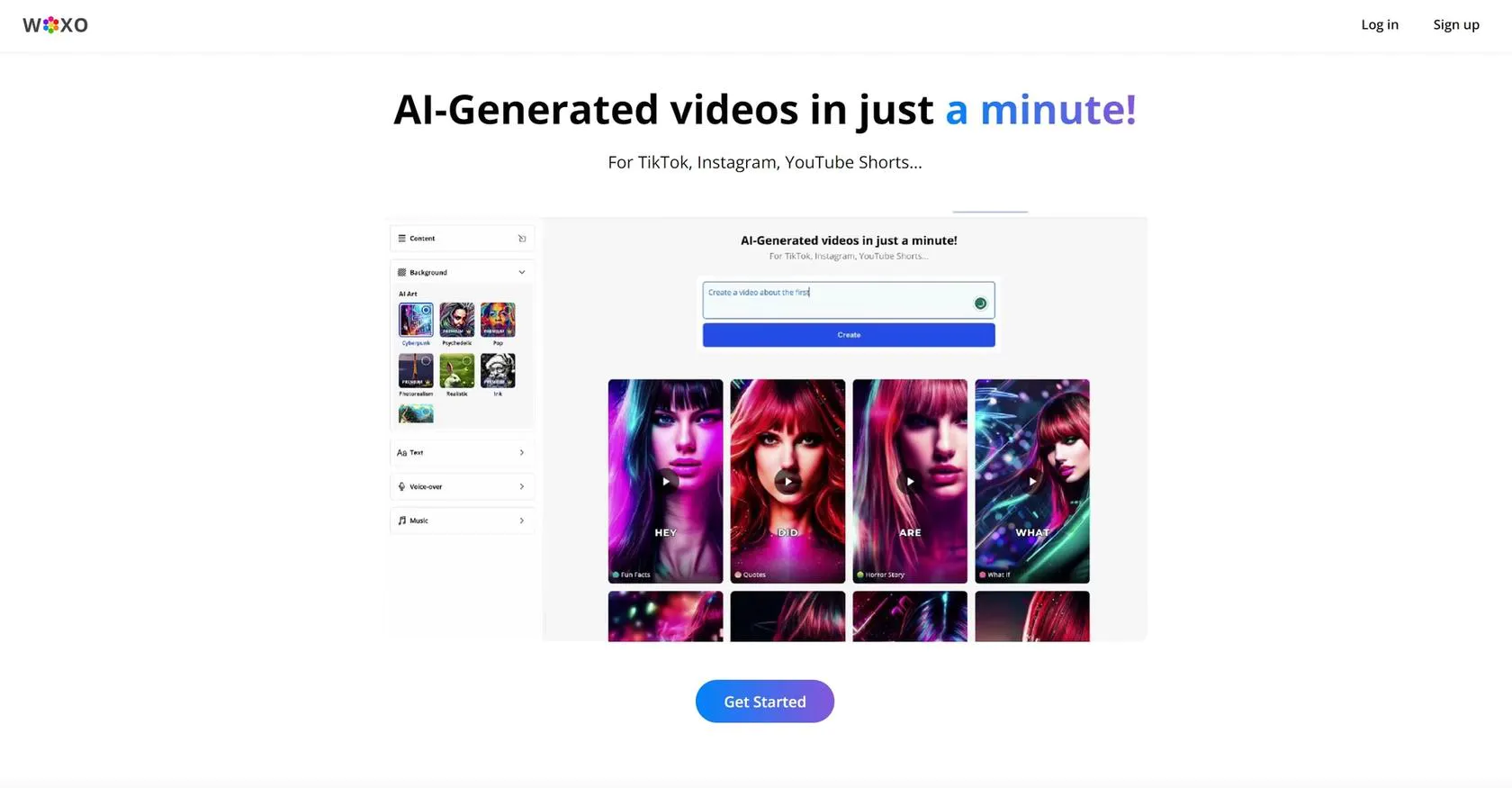 WOXO – Idea to Videos